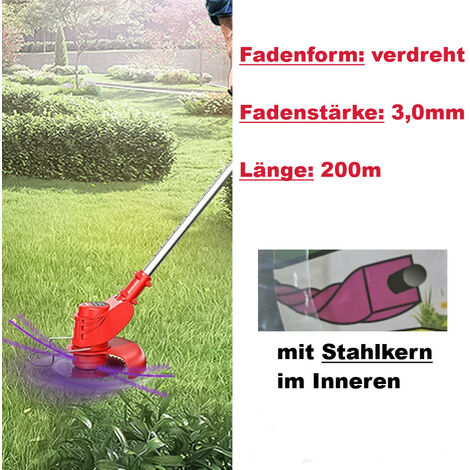 Ersatzfadenspule Für Motorsense – 2,4 Mm, 200 M, Runder Querschnitt, Profi-Qualität