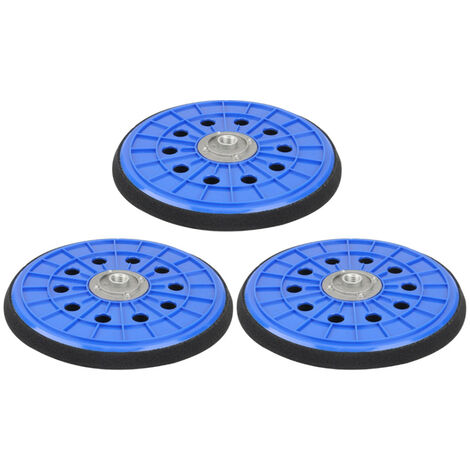 Trade-Shop Klett 225mm Schleifteller / Treibteller für Timbertech TBSLF01/02/04/06/07, Arebos AR-HE-LS 710, 750, Menzer LHS 225 Vario/Pro, TBS 225 - 3 Stück