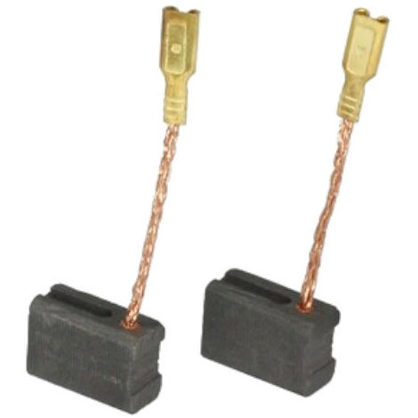 2x Trade-Shop Kohlebürsten Motorkohlen Schleifkohlen 6 x 9 x 13,5mm für viele Elektrowerkzeuge, Elektrogeräte / Zubehör Ersatzteil (1/4)
