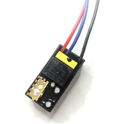 Trade-Shop Elektro Anlaufwiderstand / Sanftanlauf / Softstart XS-12HJ 12A 250V inkl. 3 Kabel für Winkelschleifer Gehrungssäge Kreissäge bis 250V