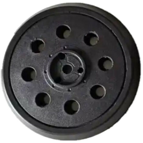 Trade-Shop 125mm Klett Schleifteller Haftteller Stützteller 8-Loch für viele Exzenterschleifer, Ersatz für Bosch 2608601062 / 2.608.601.062 - 1 Stück