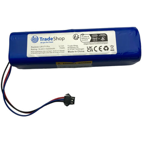 Krachtige Trade-Shop Li-Ion Accu 14,4V 4000mAh - Compatibel Met Panasonic EY9L42, EY9L44, EY9L45 & Meer