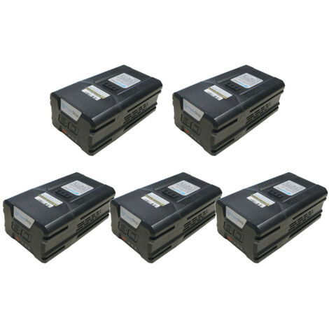 5x Trade-Shop Li-Ion Akku 80V 5000mAh kompatibel mit Greenworks Rasentrimmer GD80BCB, Rückengebläse GD80BPB, Schneefräse GD80ST / Ersatz Akku (1/4)