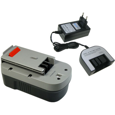 Black & Decker Akku Set 14,4V 2000mAh + Ladegerät Mit USB - Kompatibel Mit A1514L