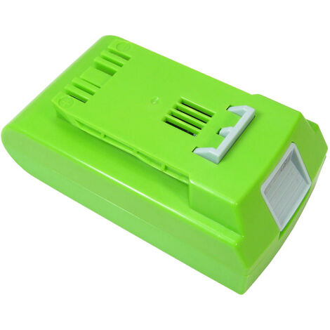 Trade-Shop 2in1 Set: Li-Ion Akku 24V 2000mAh + Ladegerät kompatibel mit Greenworks Rasentrimmer Heckenschere Kettensäge Hochentaster Laubgebläse