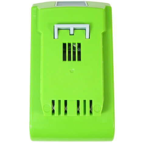 Trade-Shop 2in1 Set: Li-Ion Akku 24V 2000mAh + Ladegerät kompatibel mit Greenworks Rasentrimmer Heckenschere Kettensäge Hochentaster Laubgebläse