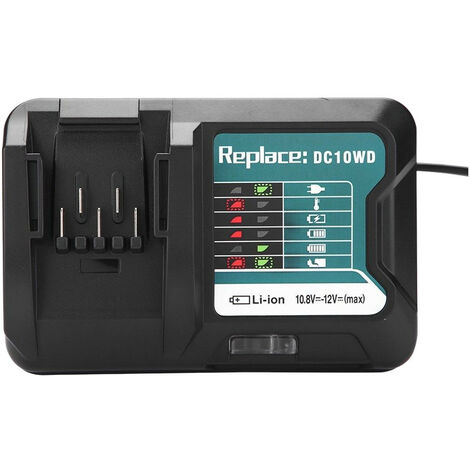 Ladegerät 10,8V-12V Li-Ion für Makita Max CXT Tool 12V CT226R DT03Z FD05Z FD06 FD07 FD07Z FD07R1 PH05 PH05Z RJ03 RM02 SH02 DMR108 DMR110 DMR202 DS032 (1/2)