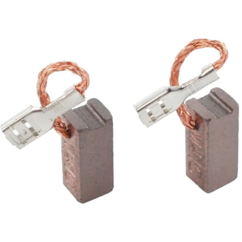 2x Trade-Shop Bronzekohlen Kohlebürsten Motorkohlen 7 x 8 x 18mm für Bosch GBH 18V-20, GBH 180-LI ersetzt 1619P14345 / 1 619 P14 345