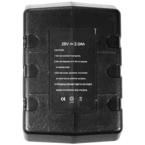 Trade-Shop 2in1 Set: Li-Ion Akku 28V / 2000mAh + Ladegerät mit USB kompatibel mit Würth 0700956730, BS 28-A Combi, 28V Akku, Master H 28-MA