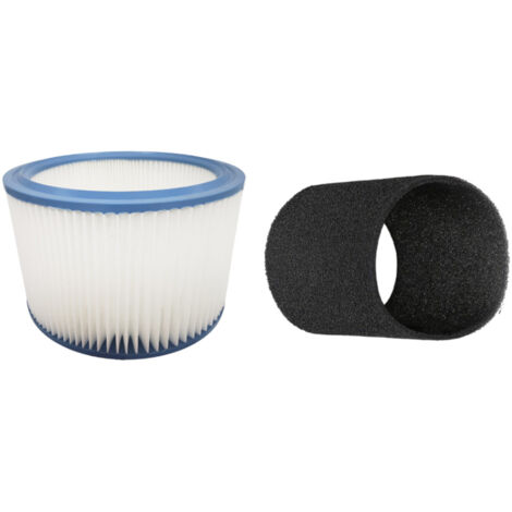 Trade-Shop 2in1 Set: Lamellenfilter + Schaumfilter kompatibel mit Nilfisk Aero, Attix, Multi, Alto Multi 20, Alto WAP 25-21, Gisowatt Professional 50X (1/4)