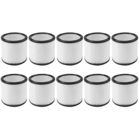 Trade-Shop Patronenfilter / Rundfilter / Lamellenfilter / Faltenfilter für ShopVac K11-SQ14 K12-1400S K11-1400S BMB110040 K14-SQ14 - 10 Stück (1/5)