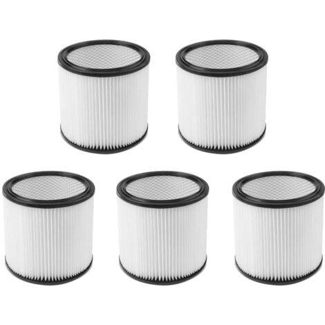 Trade-Shop Patronenfilter H12 für Shop Vac CH87-650C LB650C QPL650 SL14-300A SL14-400 SL14-600C VN92550A 587-08-00 587-34-00 596-07-00 586-75-00 586-76-00 - 5 Stück (1/5)
