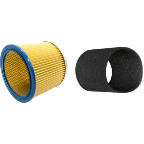 Trade-Shop 2in1 Set: Rundfilter + Motorfilter für Aqua Vac Aqua Steel 40, BOXTER 15 P, EXCELL 20 S, Hobby 1000, Industrial 30, Ineal 3100, Max 18 (1/5)