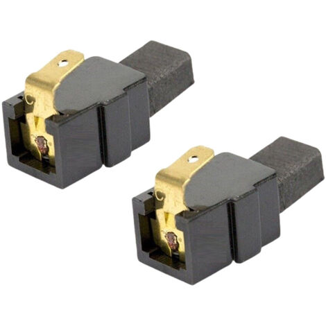 2x Motorkohlen Kohlebürsten Schleifkohlen 6x9x12,5mm mit Halterung für Makita 6904V 6904VH 6905H 6820V 6822 6822V 6402 HP1030 ersetzt CB-415 191950-1