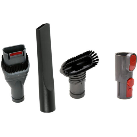 Trade-Shop Set: Bürstenaufsätze (3-teilig) + Anschlussadapter kompatibel mit Dyson DC52 DC56 DC58 DC59 DC61 DC62 Digital Slim Up Top HH 08 09433-01 (1/5)