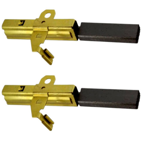 2x Trade-Shop Motorkohlen Kohlebürsten 6x11x32mm kompatibel mit Nilfisk GM82, GM83, GM80, GM80C, GM80P, GM81, GD90, GD90C, Makita 449 / Staubsauger