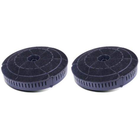 Trade-Shop Aktivkohlefilter Ø178mm für AEG, Ariston, Arthur Martin, Bauknecht, Electrolux, Elica, Hotpoint, Husqvarna, Ignis, Ikea Dunstabzugshaube - 2 Stück (1/4)