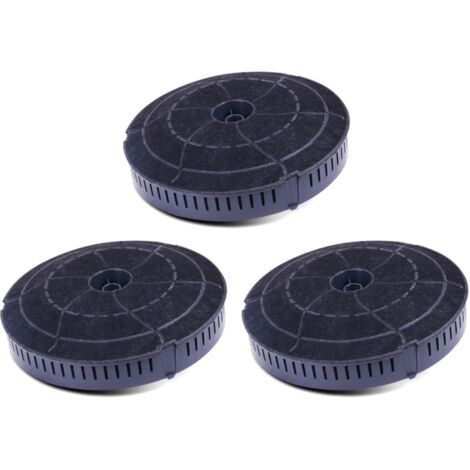 Trade-Shop Kohlefilter Ø178mm ersetzt Elica CFC0038668 CFC0140343, Fagor/Brandt AS0015516, Gorenje 415601 443850 AH130 / Dunstabzugshaube-Zubehör - 3 Stück (1/4)