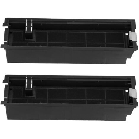Trade-Shop Aktivkohlefilter 372x114mm ersetzt AEG 4055356002 9029801199 MCFE18 Type60 Mod60 KF60 902979621 942150553 / Zubehör für Dunstabzugshaube - 2 Stück (1/2)