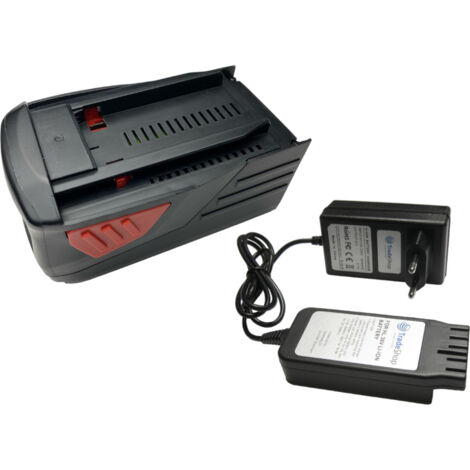 Trade-Shop 2in1 Set: Li-Ion Akku 36V 4000mAh + Ladegerät für Hilti TE6A, TE7A, TE6, TE7, TE300, TE60, TE6-A Li, TE 60-A36, TE6-A36, WSR36-A, AG150 (1/5)
