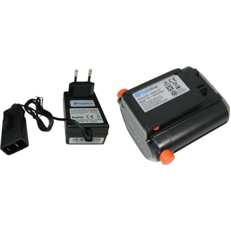 Trade-Shop 2in1 Set: Li-Ion Akku 18V 2500mAh + Ladegerät für Gardena 8833-20 09840-20 9840-20 9840 09839-20 9839-20 9839 08833-20 BLi-18 (1/5)