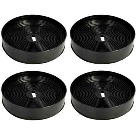 Trade-Shop Aktivkohle-Filter für Gorenje DKF 600 MNH, DKF600M, DKF 600MN, DKF 2500 MW, DKF2500M, DKF 2600 MS, DKF 2600 MSB, DKF 2600 MW, DKF 2600 SR - 4 Stück (1/2)