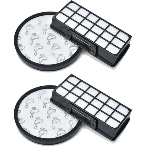Trade-Shop 4in1 Staubsaugerfilter-Set: 2x Vormotorfilter + 2x HEPA-Filter kompatibel mit Rowenta RO6921EA RO6931EA ersetzt ZR006001 / Staubsauger (1/5)