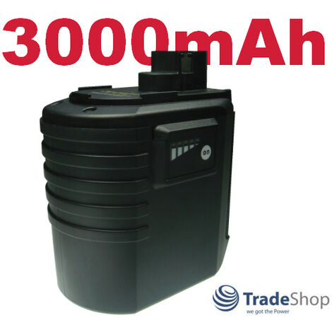 Trade-Shop Werkzeug Ni-MH Akku 24V 3000mAh für BOSCH 11225VSRH, BBH 24VRE, GBH 24VR, GBH 24VRF Ramset DD524, DynaDrill 524, PA6-GF35, PAGF35, Würth 70230082 (1/3)