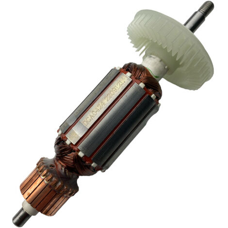 Trade-Shop Anker Rotor Motor Ersatzteil mit Lüfter kompatibel mit Bosch GWS 10-125 C, GWS 10­125 CE, PWS 10-125 CE Winkelschleifer ersetzt 1604010640