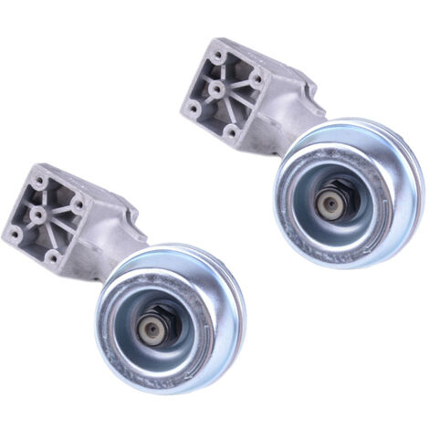 Trade-Shop Getriebekopf Winkelgetriebe für Stihl Motorsensen, M10x1 / M12x1,25 Linksgewinde für 25,5mm / 28mm Rohr - Typ: FS100 FS200 FS250 etc. (2 Stück)
