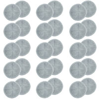 Trade-Shop Mopptuch / Wischlappen / Wischmopp Ersatz aus hochwertiger Mikrofaser für Dyson Bodendüsen wie V7 V8 zur Fußbodenreinigung - 30 Stück