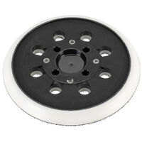 Trade-Shop Klett Schleifteller / Stützteller 125mm kompatibel mit Bosch PEX 300 AE, PEX 400 AE, PEX 4000 AE, AdvancedOrbit 18 ersetzt 2609004175 - 1 Stück
