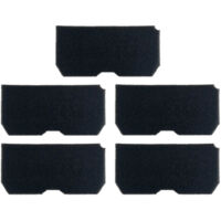 Trade-Shop Schwammfilter für Blomberg 7180682100 7180481800 7180481600 7180481700 7188881300 7188881400 7188881100 7188981100 7188281300 7188281400 - 5 Stück