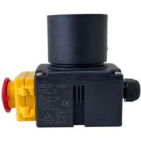 Schalter-Stecker-Kombination DZ08-2 230V – Mit Not-Aus-Klappe, IP54, Baugleich KEDU KOA2Y – TÜV-geprüft, Robust, Für Werkzeugmaschinen