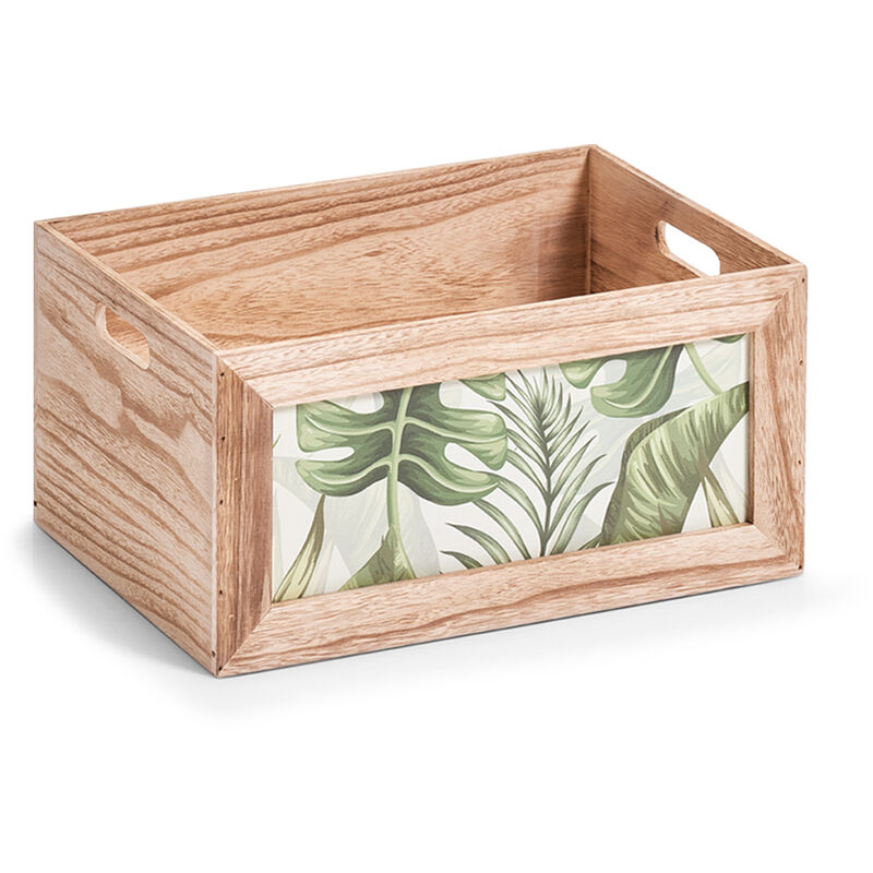 Scatola Jungle Organizer in Legno 37x27x18cm