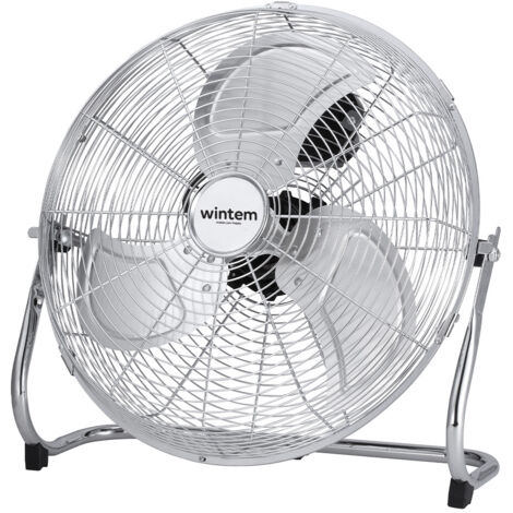 Ventilatore Da Terra 70w Acciaio, Inclinazione E 3 Velocità - Robusto E Sicuro