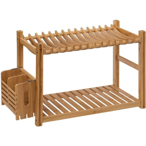 Conflech Organizer Per Posate In Bambù, 25,4 Cm, Con 5 Scomparti, Per Cassetti Da Cucina, Colore Naturale - 3