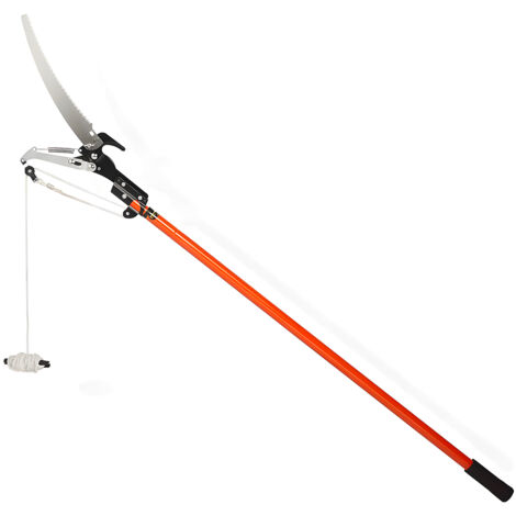 Svettatoio Con Asta Telescopica 2,4 M, Sega In Acciaio E Corda In Nylon (1/5)