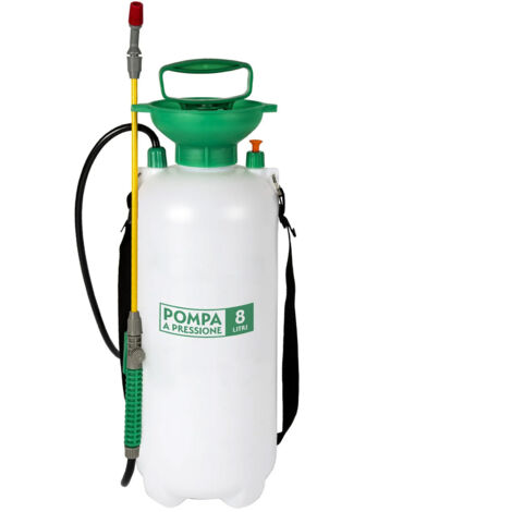 Pompa A Pressione Da Giardino Cen Grilletto Blocco E Tubo Flessibile Da 8 Litri (1/5)