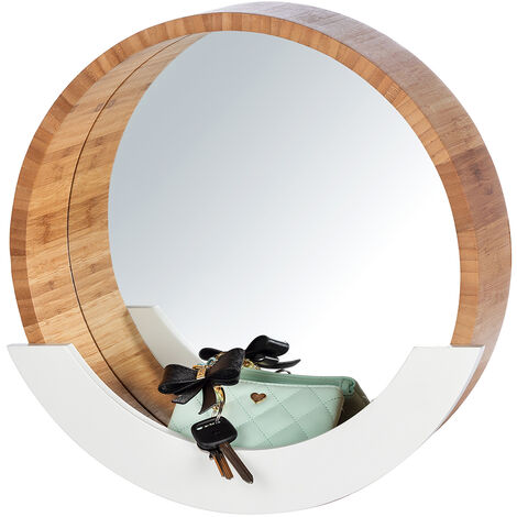 Specchio Finja Ø35cm Bambù