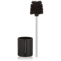 Portascopino per WC Diamond nero con strass