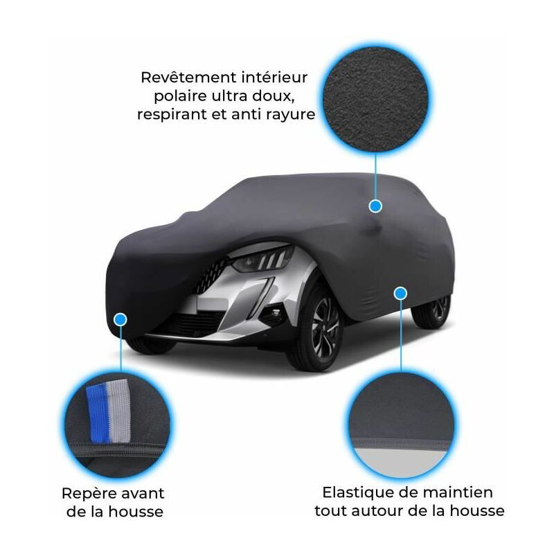 Housses pour Auto Compatible avec Smart Roadster, Bâche Voiture Étanche  Respirante, Housse de Protection Voiture Extérieur Contre Pluie Soleil
