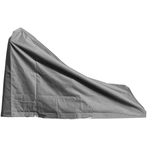 Housse de protection pour tondeuse Haute qualité polyester L 190 x l 80 x h 110/40 cm couleur anthracite