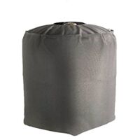 Housse De Protection imperméable Bouteille de gaz Haute Qualité polyester doublée PVC L 36 x l 36 x h 50 cm Couleur Anthracite