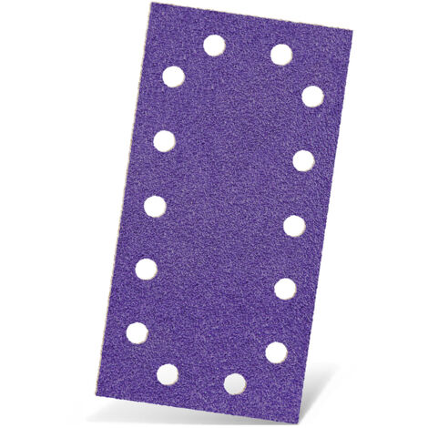 MENZER Titanium HD Klett-Schleifblätter, 230 x 115 mm, 14-Loch, f. Schwingschleifer, Keramik-Mix (50 Stk.) K40 (1/5)