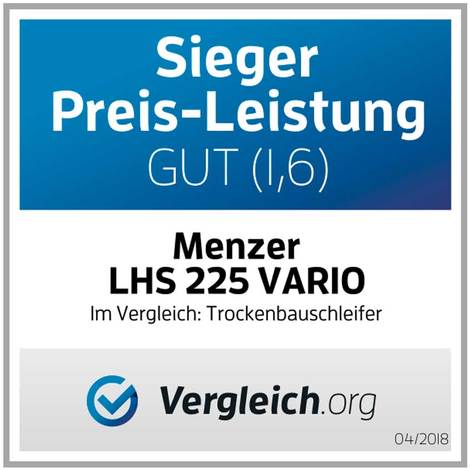 VC 760 Industriesauger Staubfrei-Set MENZER LHS 225 VARIO Langhalsschleifer 