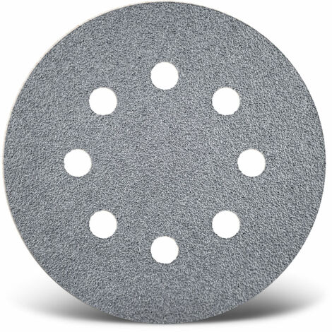 50 MENZER Klett-Schleifscheiben Exzenterschleifer 125 mm 8-Loch K40-400 