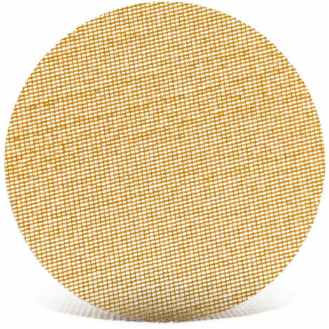 MENZER Ultranet Klett-Schleifgitter, 225 mm, f. Trockenbauschleifer, Weißes Edelkorund (5 Stk.) K60