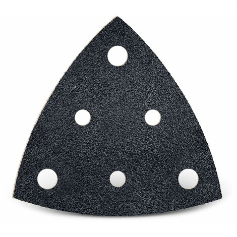 MENZER Black Klett-Schleifblätter, 82 mm, 6-Loch, f. Deltaschleifer, Siliciumcarbid (50 Stk.) K180 (1/5)