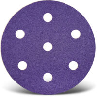 MENZER Titanium HD Klett-Schleifscheiben, 90 mm, 7-Loch, f. Exzenterschleifer, Keramik-Mix (50 Stk.) K40